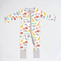 Safari Zip-Up Sleepsuit