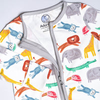Safari Animals Zip Sleepsuit