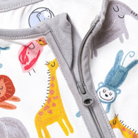 Safari Animals Zip Sleepsuit