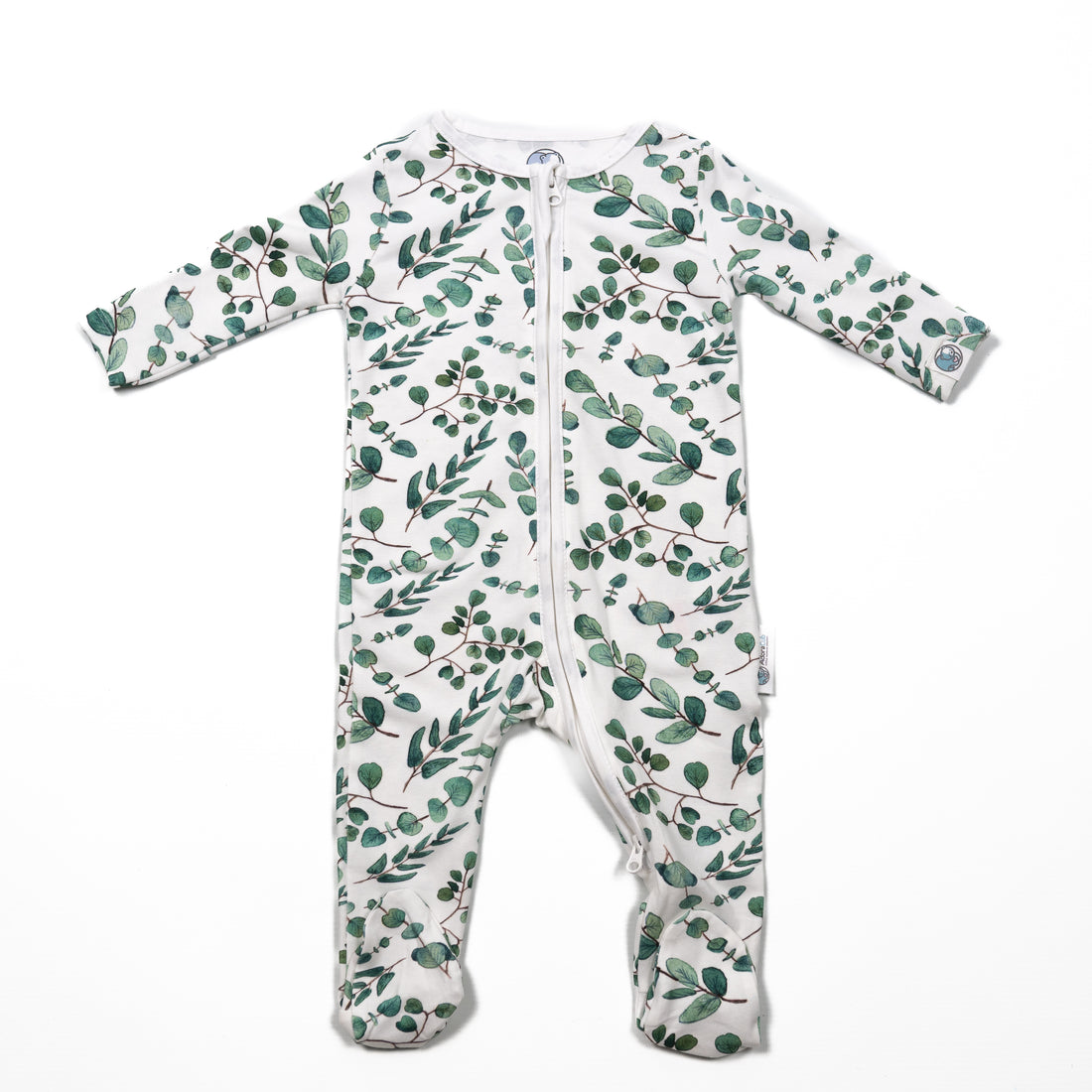 Eucalyptus Zip-Up Sleepsuit