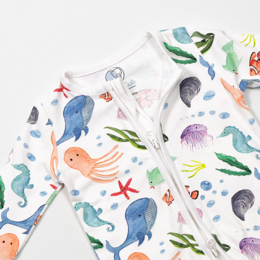 Sea Life Zip-Up Sleepsuit