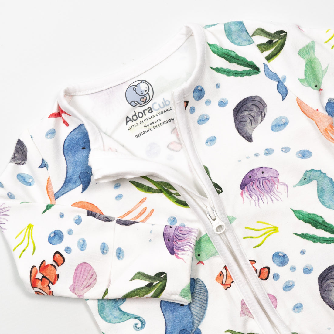 Sea Life Zip-Up Sleepsuit