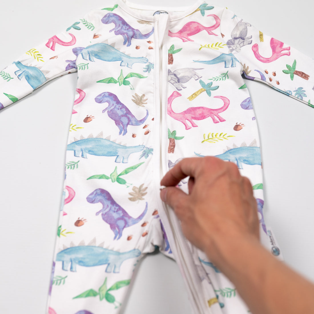 Dinosaur Zip-Up Sleepsuit