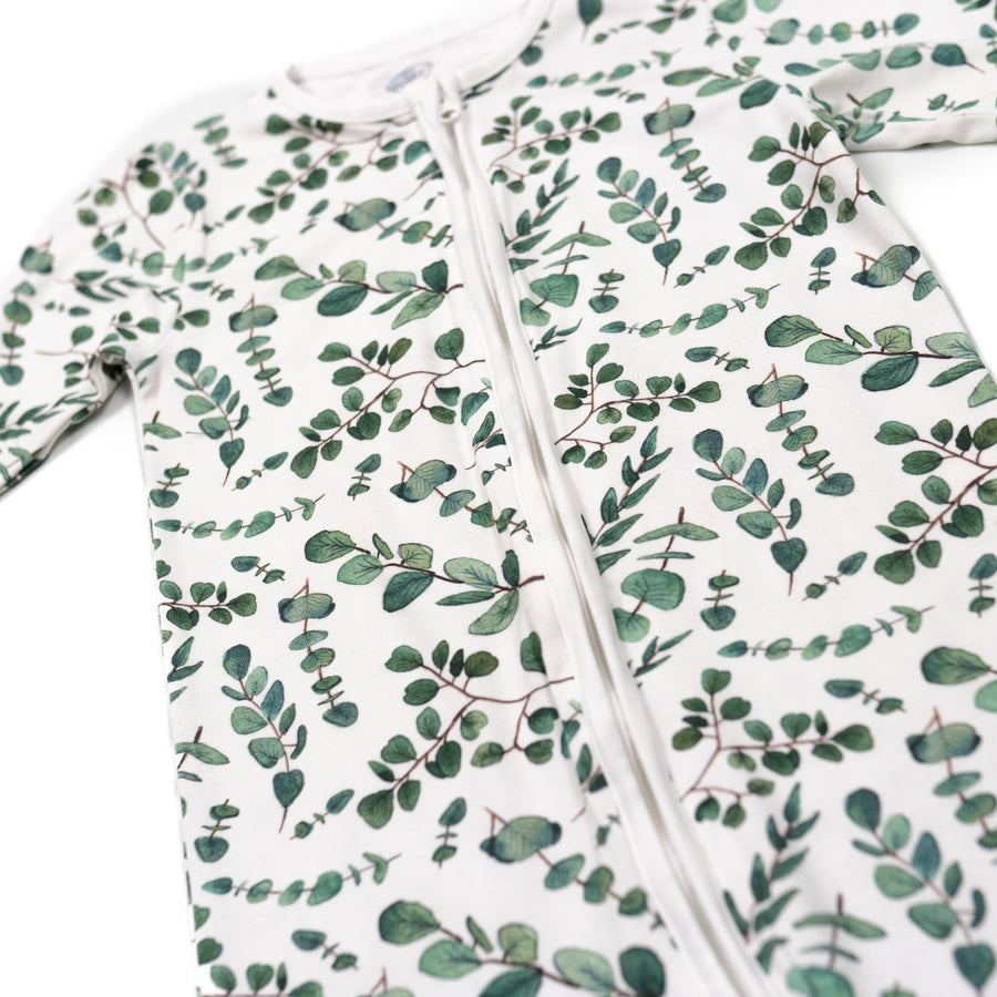 Eucalyptus Zip-Up Sleepsuit