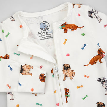 Dogs Zip Sleepsuit