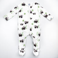 Panda Zip-Up Sleepsuit