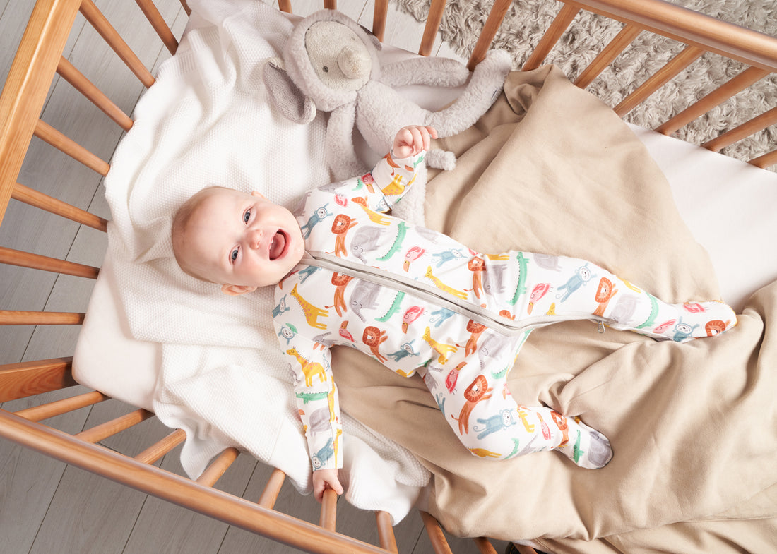 Safari Animals Zip Sleepsuit