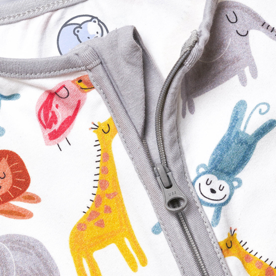 Safari Animals Zip Sleepsuit