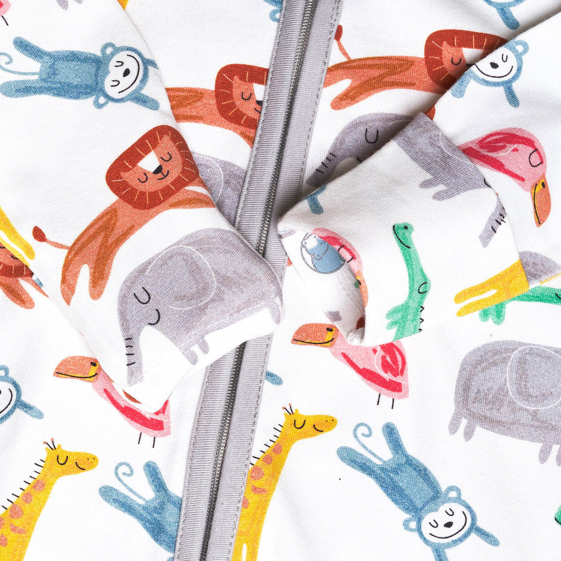 Safari Animals Zip Sleepsuit