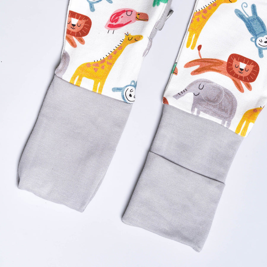 Safari Animals Zip Sleepsuit